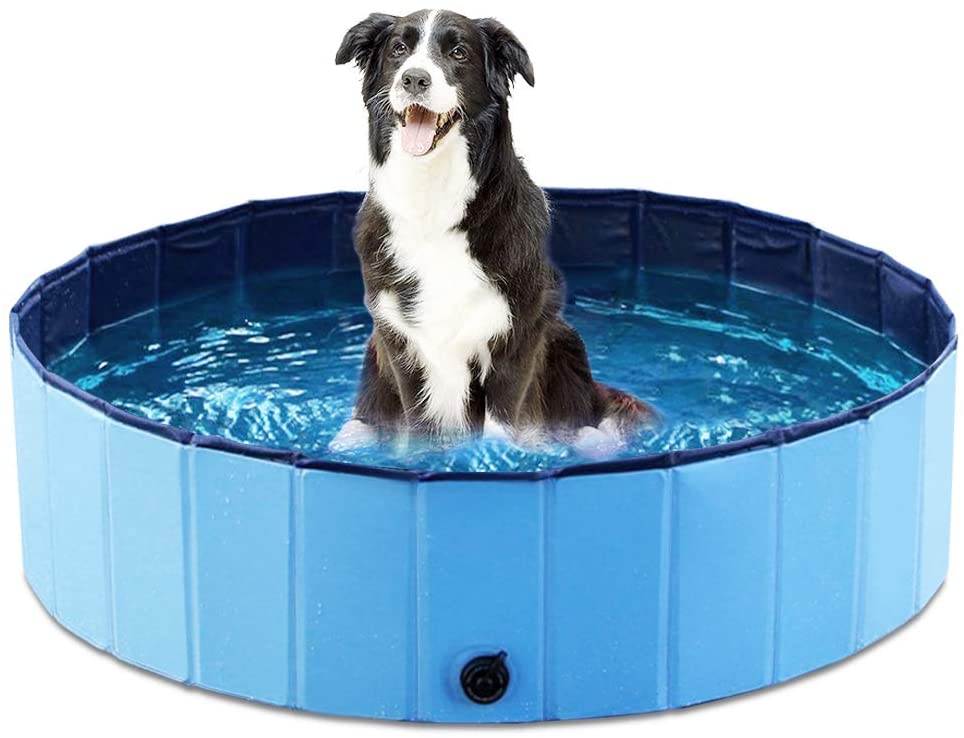 JasonwellFoldableDogPetBathPoolCollapsibleDogPetPoolBathing